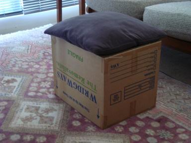 old footstool