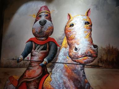 horse&dog